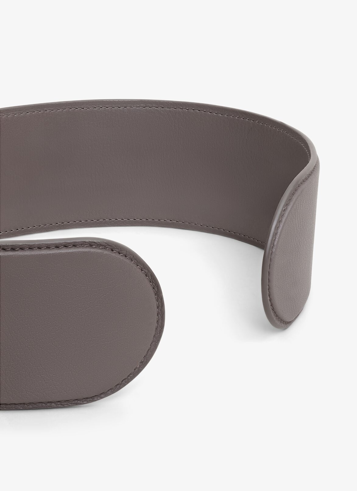 FLEX LARGE BELT IN CALFSKIN ALAÏA BROWN-BROWN-GRAY FLEX LARGE BELT IN CALFSKIN